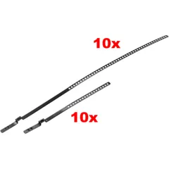 Lochbandklemmen-Set für PKW und leichte Nutzfahrzeuge 25-50 mm, 20 Stück