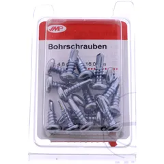 Galvanized Screws 4.8 x 16, Pack of 16