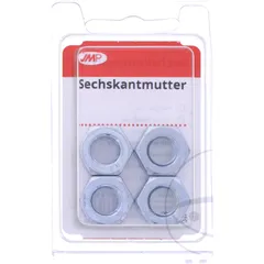 JMP Hex Nut M10 KL8, galvanized, Pack of 4