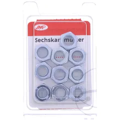 JMP Galvanized Hex Nuts M8 for Motorcycles