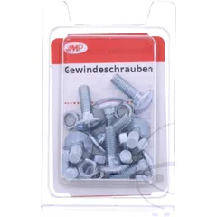 Galvanized Bolt M5x16 4.8 - Package of 10 Pieces