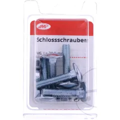 Galvanized Bolt M6x30 for Motorcycles - Pack of 5 Pieces