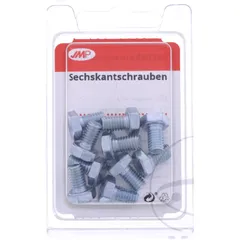 Galvanized Hexagon Bolt 8.8 M6x10 Package 10 Pcs