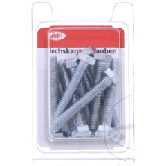 Galvanized Bolt M6x40 8.8 - Pack of 10 Pieces