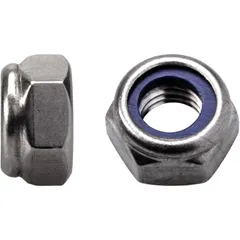 Hexagon Lock Nuts A2 M4 DIN 985 Pack of 100 PCS
