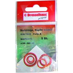 Sealing ring kit copper mas 7603A pack of 5 pcs for: Honda CRF