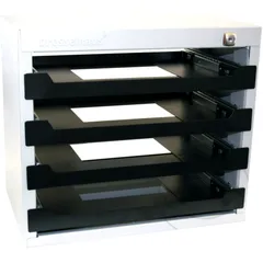 Assortment Cabinet 4 Compartment Empty for Motorcycle Workshops