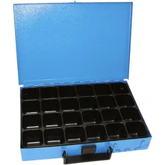 Sortimentskasten 24 Fächer leer für Blechbox
