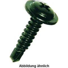 Self Drill Screws Black Plated 4.2x25 for Motorcycles