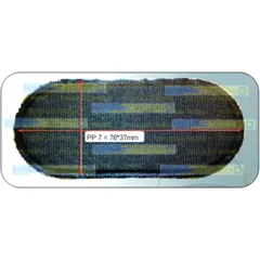 Schlauchflicken oval 76X37MM für Motorräder