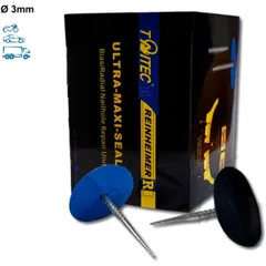 Reifenreparaturstifte 3 mm Metallhülse, 24 Stück