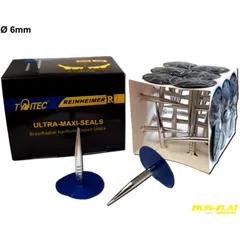 Reifenreparaturset 6 mm mit Metallhülse – 24 Stück