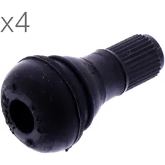 Gummiventil TR412 11,3 mm für Pkw/Motorrad, Packung 4 Stück