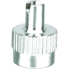 Ventilkappe Metall mit Ausdreher - Packung 10 Stück