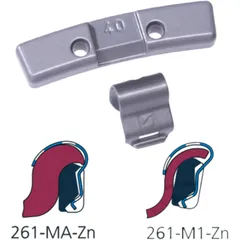 Zink-Ausgleichgewichte 45GR ohne Feder für Mercedes-Benz Inhalt 50