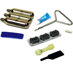 Reparatur- und Luftfüllset für schlauchlose Motorräder