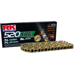 RK XW-Ringkette Gold 520XRE Meterware für Motorräder