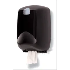Black Wall Mounted Paper Roll Dispenser for Easy Access