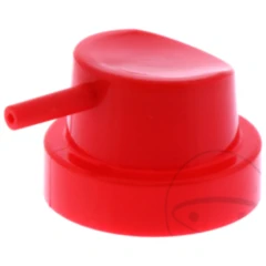 JMC Spray Head/Nozzle for Spray Cans in Red with Spray Tube