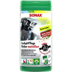 COCKPITPFLEGE WIPES SONAX MATTEFFECT GREENLEMON