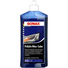Polish & Wax Color 500 ml NANO blau für Motorradlacke