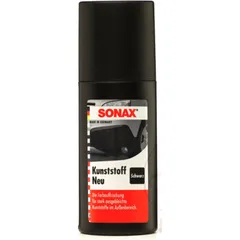 SONAX Kunststoff Neu Schwarz 100 ml für Motorräder