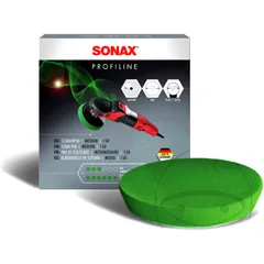 Schaumpad medium 150 mm grün für Poliermaschinen