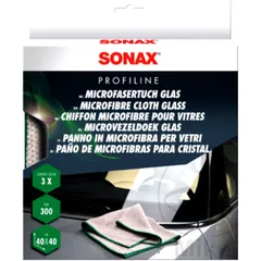 Mikrofasertücher 3STCK für Glas Sonax
