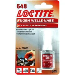 Buchsenlagerklebstoff für hochfeste Verbindungen 5 ml Loctite 648