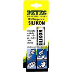PETEC Hochtemperatur Silikon Dichtungsmasse rot 70 ml