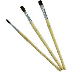 Repair Brush Set for Touch-Ups 3 Piece Fine Bristle Sizes 4-6-8 mm