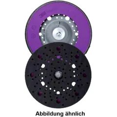 Stützteller Klett 150 mm 3M SPIRAL Multihole M8 Standard für Motorräder