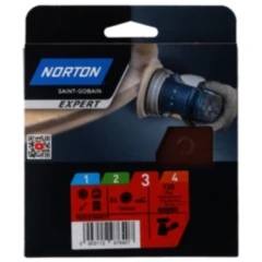 Norton Expert Sanding Discs K80 8 Hole 125 mm
