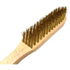 OSBORN Brass Wire Brush 4-Row for Effective Cleaning