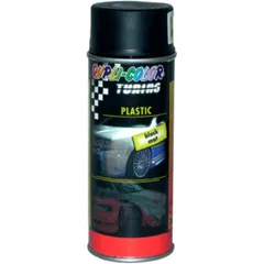 PAINT SPRAY PLASTIC BLACK 400ML