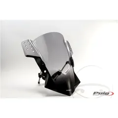 Screen PUIG rafale smoke grey for: Kawasaki Z, W, ER - 6N, Honda CB, CBF, MSX