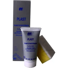 Kunststofffärber 75 ml für Motorradinnenräume schwarz mit Schwamm