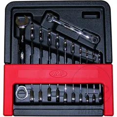 JMP 12-Piece Ratchet Wrench Set Without Switching