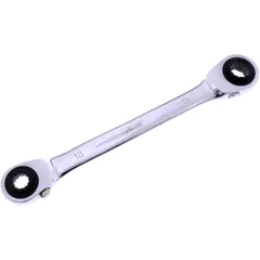 Double Ratchet Ring Wrench 4 in 1 for Motorcycles 10 13 17 19 mm