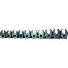 Open Ring Spanner Set 3/8" 10 Piece 10-19 mm
