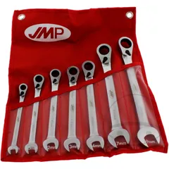 7-Piece Ratchet Spanner Set with Switch