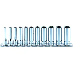 Stecknuss Satz 1/4" 6-kant 12-teilig für Motorräder