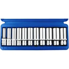 3/8" Long Socket Set 6-point, 11-piece