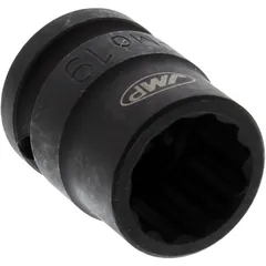 1/2" Impact Socket 12PT 15 mm, Length 38 mm
