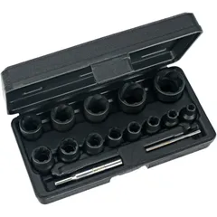 Stecknuss Satz Spezial 15T 1/4+1/2 6-27 mm