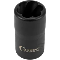 Stecknuss 1/4" Spiral-Nuten-Profil 8 mm für Motorräder