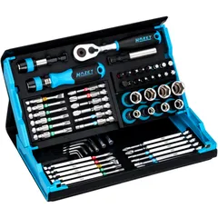 SOCKET WRENCH KIT 1/4Z 59TLG Hazet Smart CASE