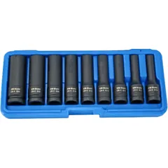 IMPACT SOCKET SET E-TORX 1/2 E10-E24 LONG VERSION for motorbikes