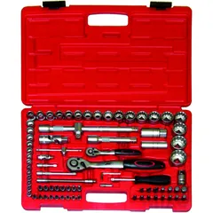 SOCKET SET MULTI PROFILE 82 PIECE for motorcycles
