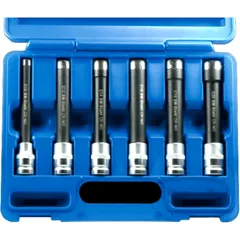 6-Piece 1/2" Torx Socket Set for Motorcycles